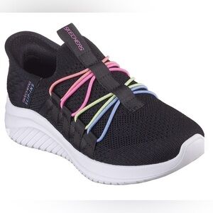 Skechers Girls Ultra Flex 3.0 Bungee Fun Sneakers